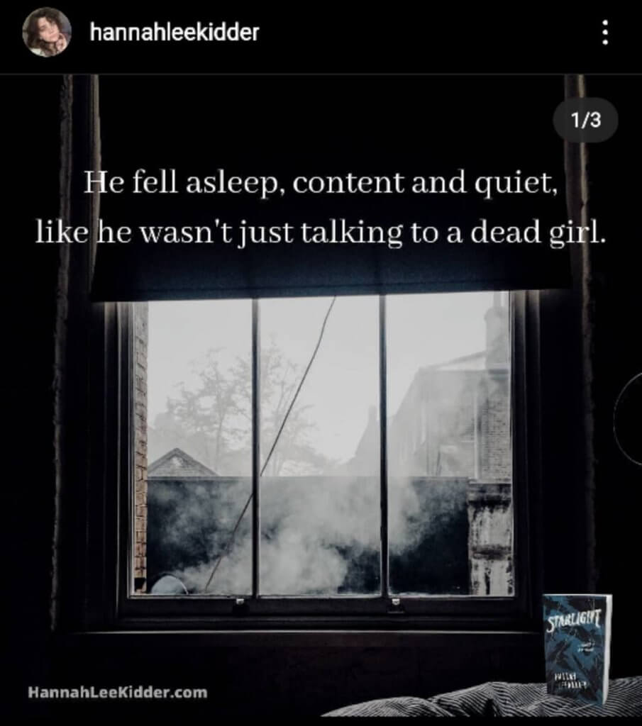 author instagram post example